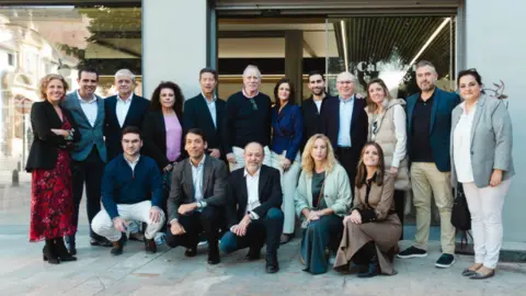 Foto del grupo Inforges durante la visita