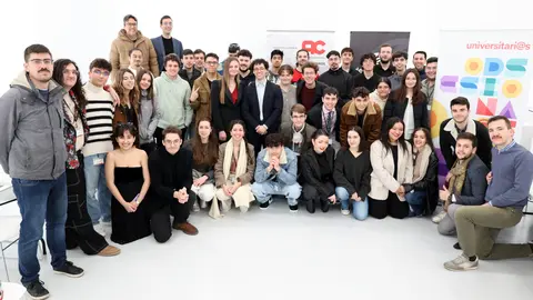 Universitarios participantes en este debate sobre el trabajo decente en el marco de ODSesiones de la UMU