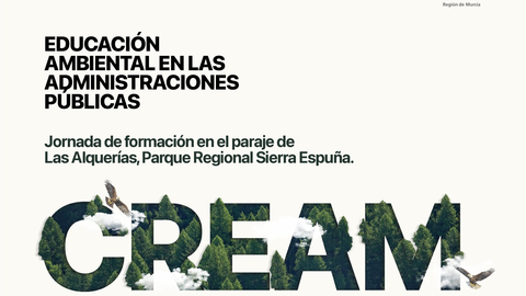 Cartel de las jornadas organizadas por la consejer&iacute;a de Medio Ambiente.