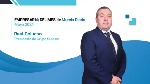 EMPRESARIO DEL MES mayo RAUL COLUCHO Murcia Diario.
