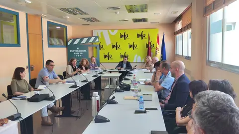 Reuni&oacute;n de representantes de diversas instituciones que participan en el proyecto europeo 'Prepare'.