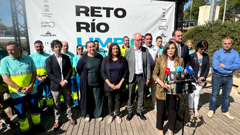 La vicealcaldesa y concejal de Fomento y Patrimonio, Rebeca P&eacute;rez- Reto R&iacute;o Limpio: invita a la ciudadan&iacute;a a cuidar el medio ambiente