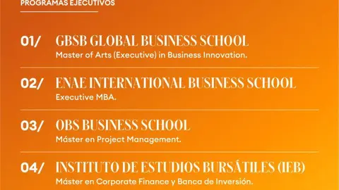 Ranking de las mejores escuelas de negocio de Forbes, que sit&uacute;a en la segunda posici&oacute;n a ENAE.