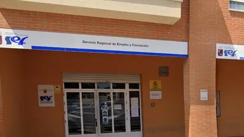 Oficina del SEF en Alcantarilla. (Archivo)