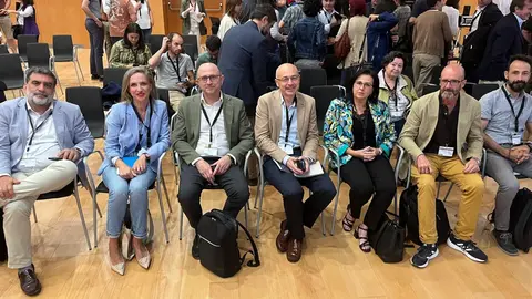 Imagen durante el foro de alto nivel sobre relevo generacional de Pamplona.