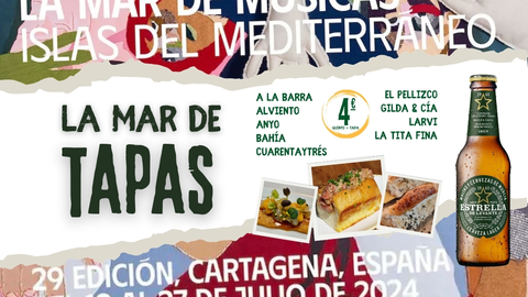 Cartel de La Mar de Tapas.