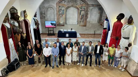 Asistentes a la reuni&oacute;n preparatoria del proyecto europeo de turismo &lsquo;slow&rsquo; celebrada en Caravaca de la Cruz.