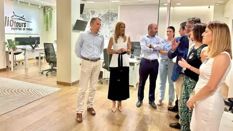 Visita a uno de los comercios beneficiados por las ayudas para la reactivaci&oacute;n del casco hist&oacute;rico de Lorca.