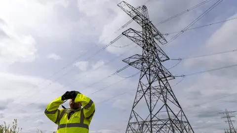 Redes el&eacute;ctricas de Iberdrola en Reino Unido.