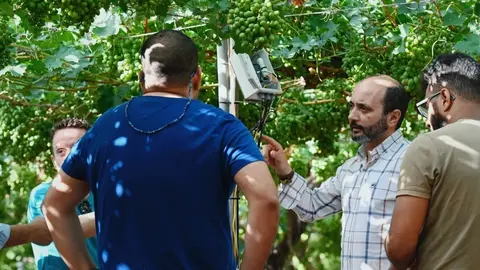 Visita a una finca con tecnolog&iacute;a agr&iacute;cola.