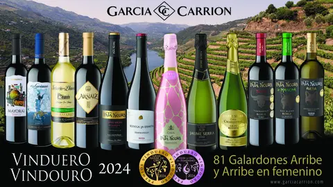 Vinos de Garc&iacute;a Carri&oacute;n galardonados en los Premios VinDuero-VinDouro 2024.