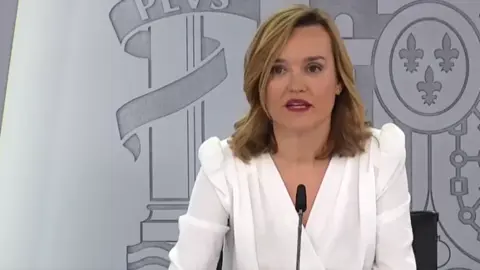 Pilar Alegr&iacute;a, portavoz del Gobierno Espa&ntilde;a-