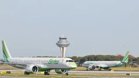 Aviones de Binter en Corvera. (Binter)