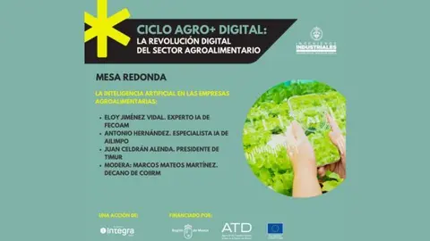 Cartel del ciclo Agro+ Digital.