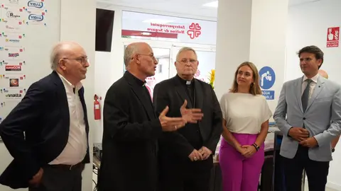 La consejera de Pol&iacute;tica Social, Conchita Ruiz, durante la inauguraci&oacute;n del nuevo local de C&aacute;ritas en Molina de Segura.