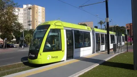 Imagen del tranv&iacute;a de Murcia.