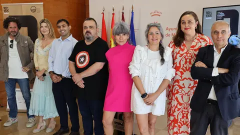 Organizadores y patrocinadores del festival de cine y medioambiente 'Distop&iacute;a'.