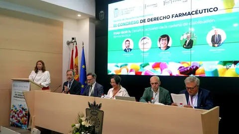 Imagen durante la celebraci&oacute;n del III Congreso de Derecho Farmac&eacute;utico.