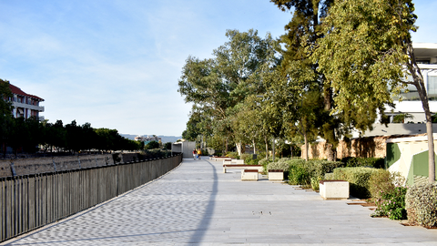 Nuevo paseo fluvial junto al r&iacute;o Segura.