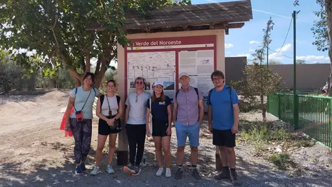 Participantes en el viaje de prensa organizado por la consejer&iacute;a de Turismo para reforzar la promoci&oacute;n del Camino de la Cruz de Caravaca y de su A&ntilde;o Jubilar como una de las mejores experiencias de peregrinaci&oacute;n para visitantes procedentes del Reino Unido e Irlanda.