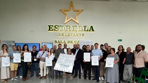 Imagen durante la presentaci&oacute;n de &lsquo;Gastromar Los Alc&aacute;zares&rsquo; en la Sala de Catas de Estrella de Levante.