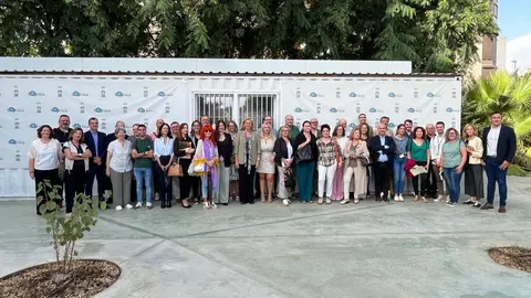 Imagen grupal durante el primer &lsquo;Murcia Opina&rsquo;.