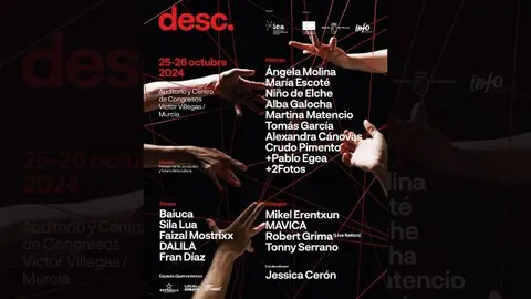 Cartel con la programaci&oacute;n del evento.