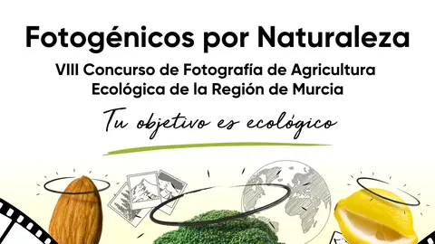 Cartel del concurso de fotograf&iacute;a de agricultura ecol&oacute;gica del CAERM.