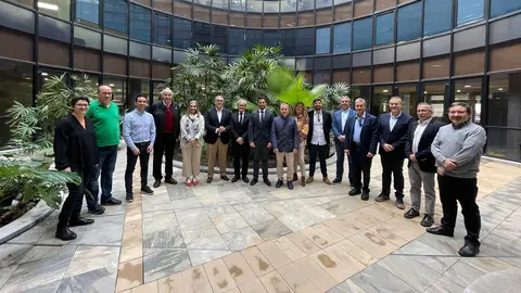 El secretario general de la consejer&iacute;a de Fomento e Infraestructuras, Jos&eacute; Francisco Lajara, con el resto de miembros del Jurado de los X Premios de Calidad en la Edificaci&oacute;n.