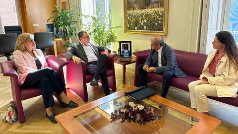 El alcalde de Murcia, Jos&eacute; Ballesta y el presidente de Ucomur, Juan Antonio Pedre&ntilde;o. (Ayuntamiento de Murcia)