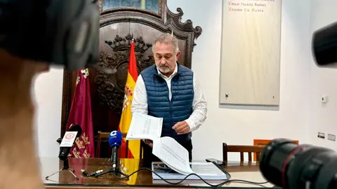 Imagen del concejal de Infrastructuras del ayuntamiento de Lorca, &Aacute;ngel Meca.