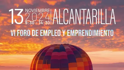 Cartel del VI Foro de Empleo y Emprendimiento de Alcantarilla. (Ayuntamiento de Alcantarilla)