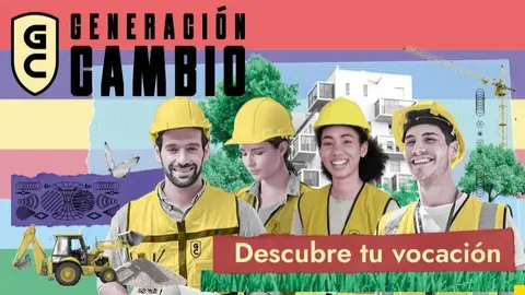 Cartel del proyecto 'Cimientos para el empleo'. (Fundaci&oacute;n Laboral de la Construcci&oacute;n)