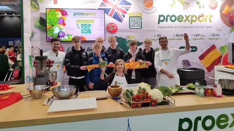 Stand de Proexport en la feria &lsquo;Good Food Show Winter&rsquo; de Birmingham. (Proexport)