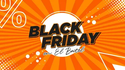 Cartel con la promoci&oacute;n del Black Friday. (El Batel)
