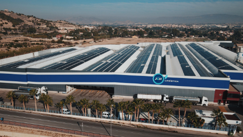 Vista a&eacute;rea de las instalaciones de JGH en Alguazas