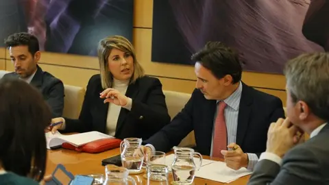 La alcaldesa se re&uacute;ne con el Secretario de Estado de Transportes y Movilidad Sostenible. (Ayuntamiento de Cartagena)