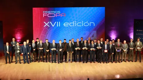 Fotograf&iacute;a de familia durante la ceremonia de los Premios FOPA. (Hozono Global)