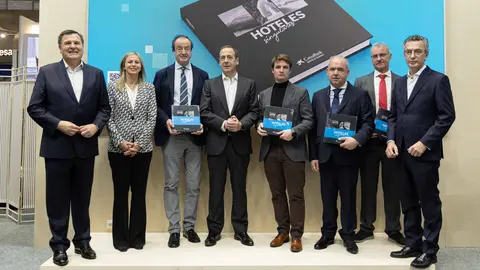 Presentaci&oacute;n del libro 'Hoteles singulares' de CaixaBank. (CaixaBank)