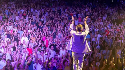 Imagen de archivo del concierto de Xoel L&oacute;pez en La Mar de M&uacute;sicas 2024. (CARM)
