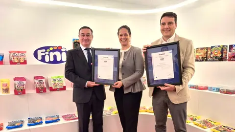 Entrega de la certificaci&oacute;n &lsquo;Desperdicio Alimentario Cero&rsquo; de Aenor a Fini. (The Fini Company)