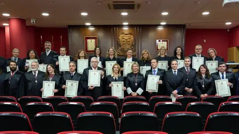 Entrega de las medallas de Oro y Plata del Colegio de la Abogac&iacute;a de Murcia. (Fidedigno)