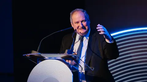 El ministro de Industria, Jordi Hereu, en la clausura del Foro Anfac 2025. (Ministerio de Industria)