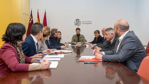 Reuni&oacute;n de la Comisi&oacute;n de Hacienda e Interior del consistorio cartagenero. (Ayuntamiento de Cartagena)