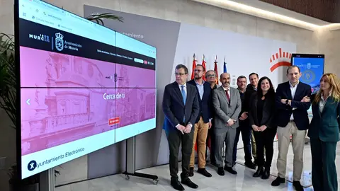 Presentaci&oacute;n de la nueva web. (Ayuntamiento de Murcia)