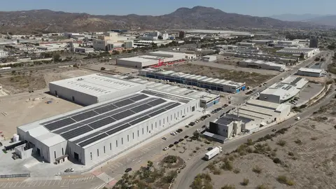 Vista a&eacute;rea del Pol&iacute;gono Industrial Saprelorca. (CARM)