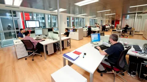 Centro de Proceso de Datos del Servicio de Inform&aacute;tica del ayuntamiento en San Miguel. (Ayuntamiento de Cartagena)