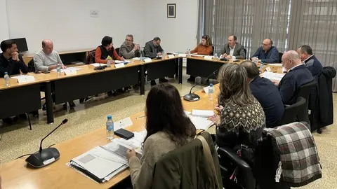El director general de Industria Alimentaria y Asociacionismo Agrario, Fulgencio P&eacute;rez, preside la Mesa del Vino. (CARM)