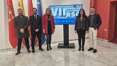 Imagen durante la presentaci&oacute;n del evento. (Ayuntamiento de Murcia)