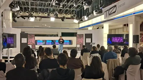 Un momento del 'Sombra Market' en TCero Estudios. (Sombra Festival)